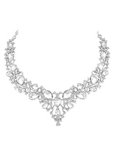 Pear Shaped Crystal Necklace Set