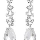 Pear Shaped Crystal Necklace Set