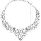 Pear Shaped Crystal Necklace Set
