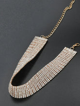 Shimmering CZ Stone Statement Necklace