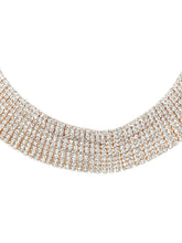 Shimmering CZ Stone Statement Necklace