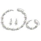 Classic Pearl and Crystal Necklace Set