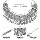 Ethnic Oxidized Statement Choker