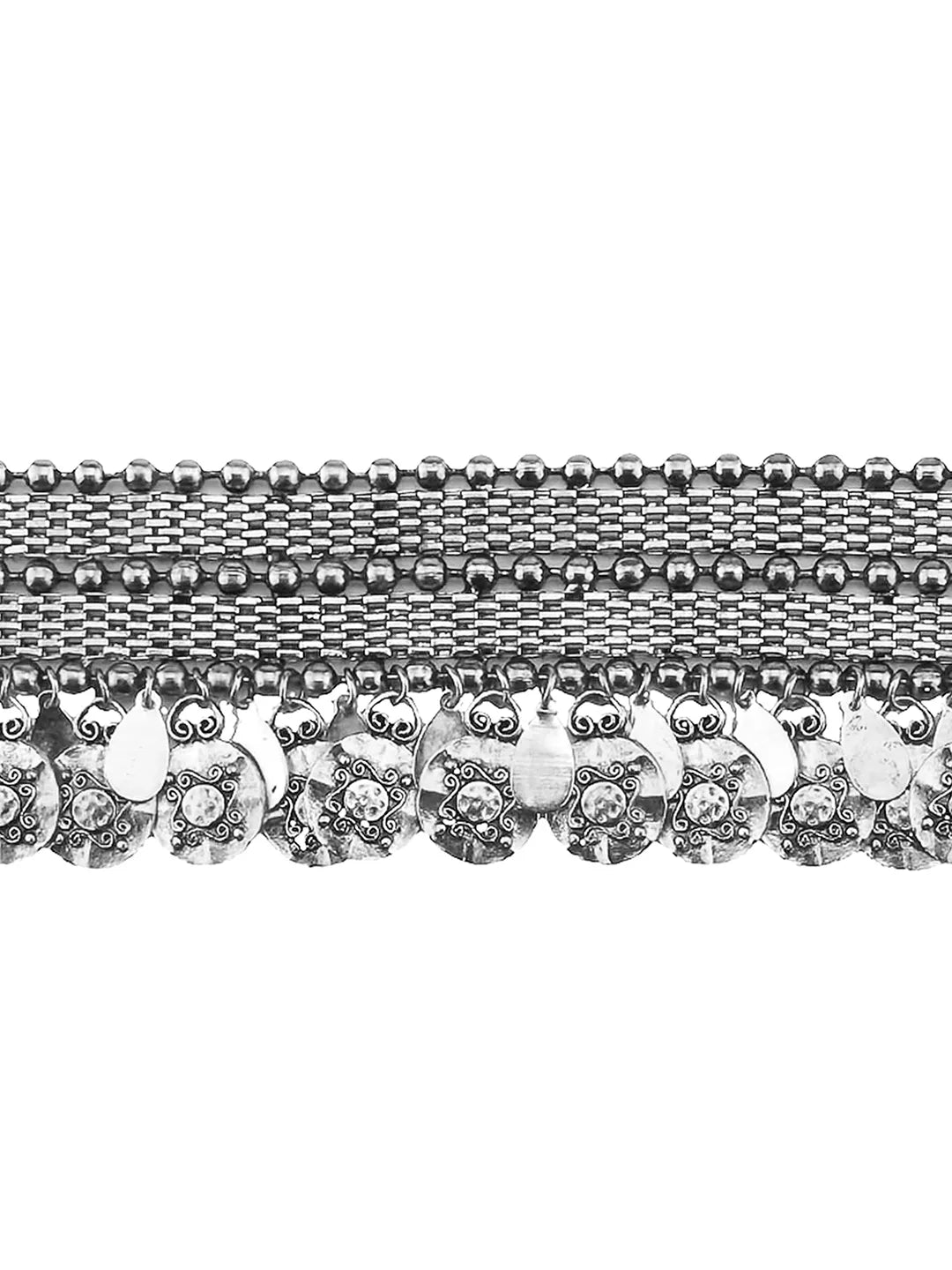 Ethnic Oxidized Statement Choker