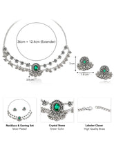 Traditional Ethnic Oxidized Necklace Set