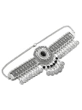 Antique Style Oxidized Choker Necklace