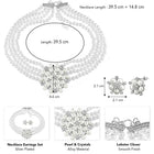 Classic Multi-Strand Pearl Necklace Set