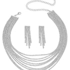 Dazzling Multi Layered Necklace Set