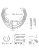 Dazzling Multi Layered Necklace Set