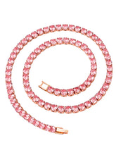 Sparkling Crystal Tennis Necklace