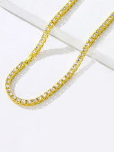 Sparkling Crystal Tennis Necklace