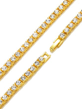 Sparkling Crystal Tennis Necklace