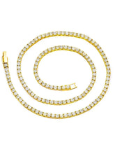 Sparkling Crystal Tennis Necklace
