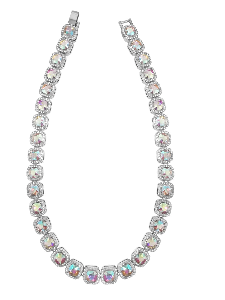 Timeless Tennis Halo Necklace