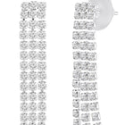 Rhodium Plated Glam Statement Necklace Set