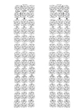 Rhodium Plated Glam Statement Necklace Set