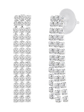 Rhodium Plated Glam Statement Necklace Set