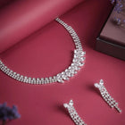 Rhodium Plated Luxe Vine Necklace Set