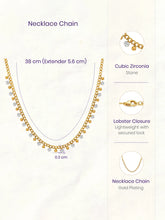 Peora Two Tone Minimal Charm Necklace