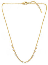 Peora Two Tone Minimal Charm Necklace
