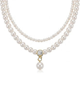 Peora Pearl Harmony Layered Necklace - Gold