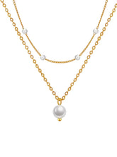 Peora Pearl Rhapsody Layered Necklace - Gold