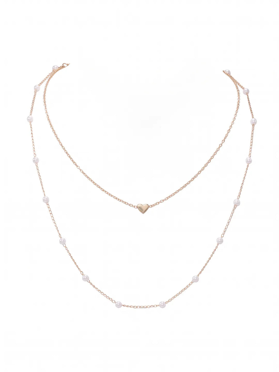 Peora Pearl Whisper Layered Necklace