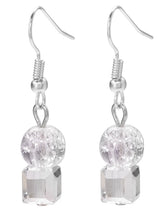 Peora Moonbeam Cascade Necklace Set - Silver