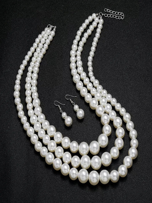 Pearl Necklace Set | Classic Elegance for Every Occasion – Peora