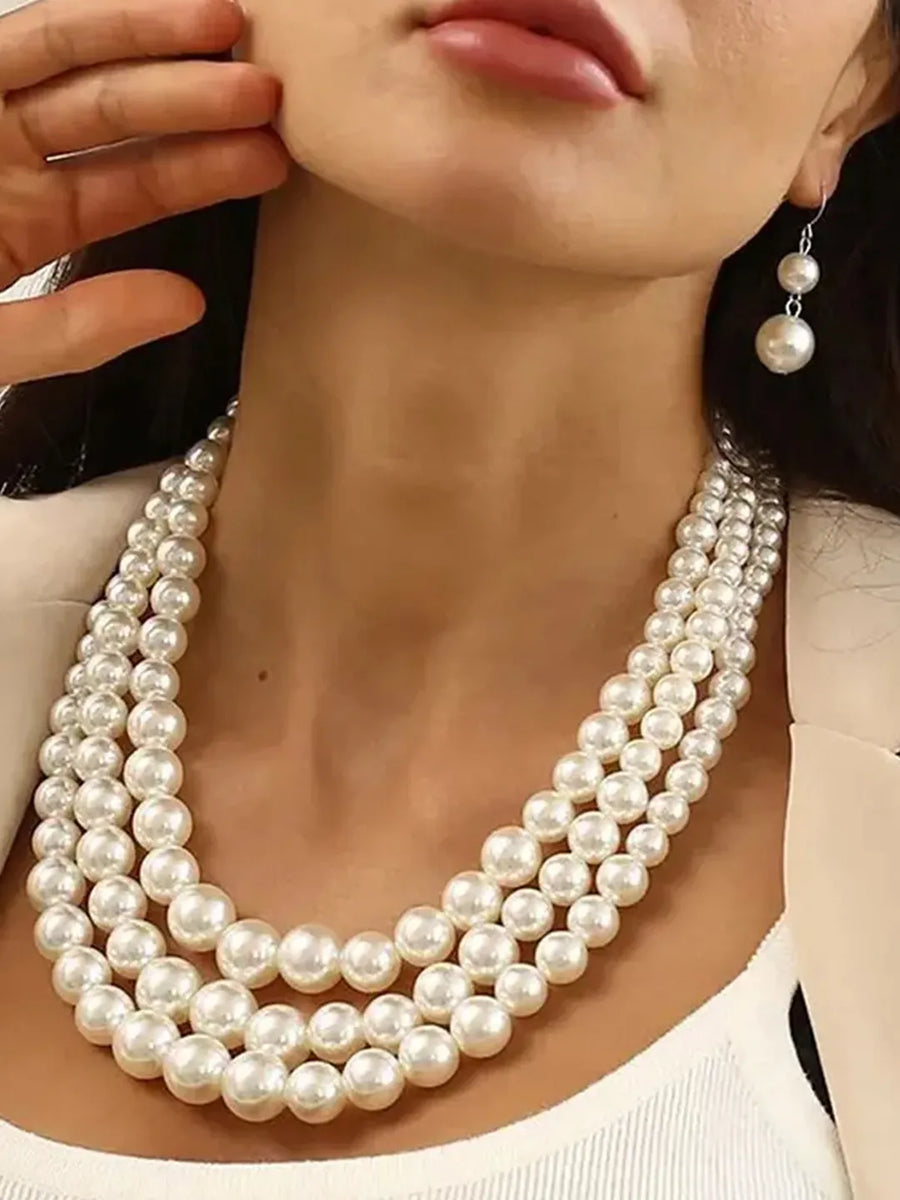 Pearl Necklace Set | Classic Elegance for Every Occasion – Peora