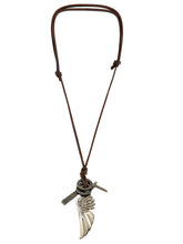 Angel Wing Cross Pendant – Spiritual Fashion Jewellery by Peora

