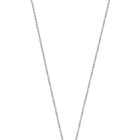 Peora Heart CZ Celeste Solitaire Pendant - Silver