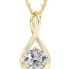 Peora Infinity Loop Pendant Chain - Gold