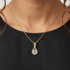 Peora Infinity Loop Pendant Chain - Gold