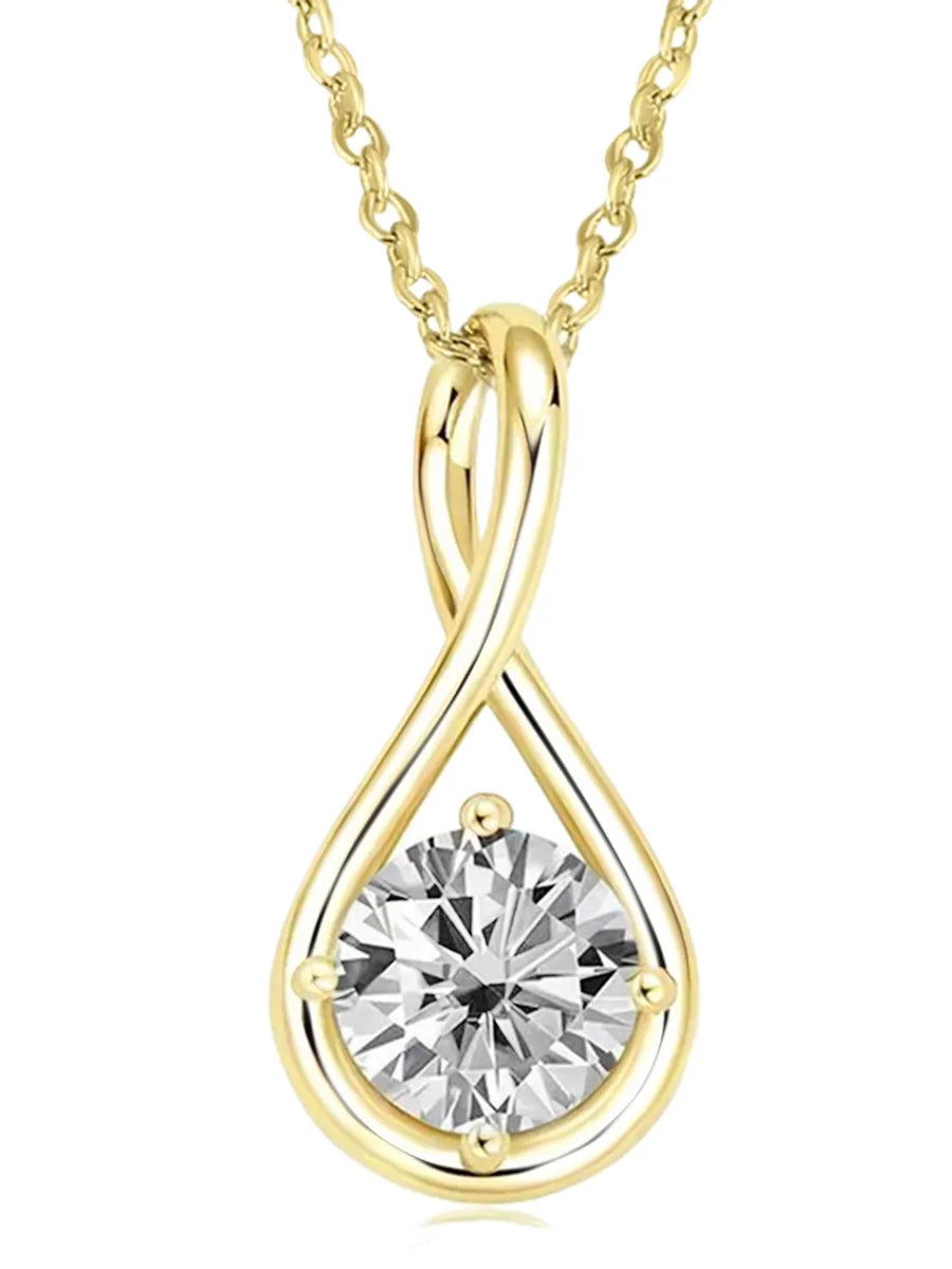 Peora Infinity Loop Pendant Chain - Gold