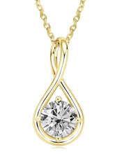 Peora Infinity Loop Pendant Chain - Gold