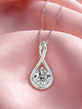 Peora Infinity Loop Pendant Chain - Silver