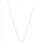 Peora Sparkle Solitaire Halo Pendant - Silver