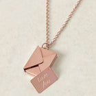 Chic Envelope Inspired Pendant Chain - Rose Gold