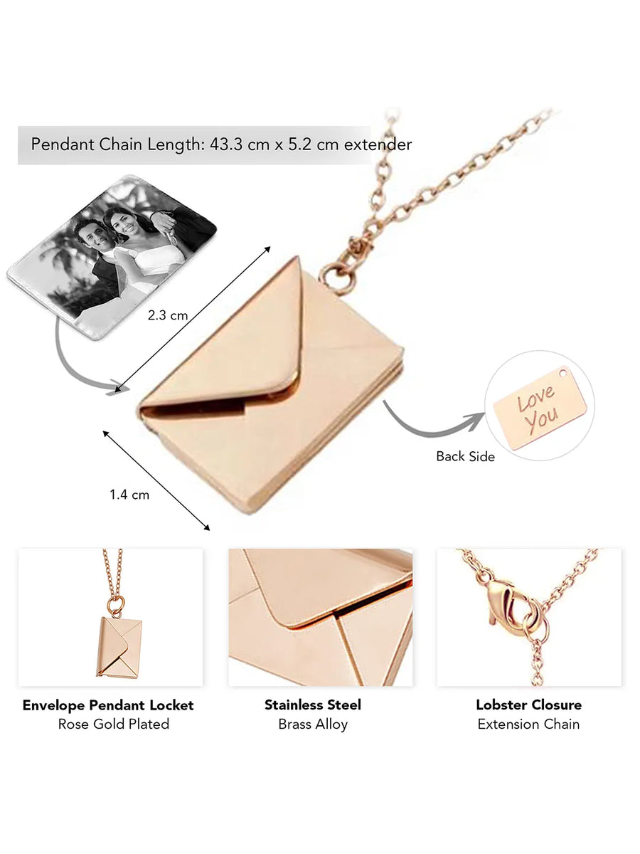 Chic Envelope Inspired Pendant Chain