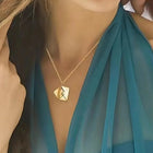 Chic Envelope Inspired Pendant Chain - Gold