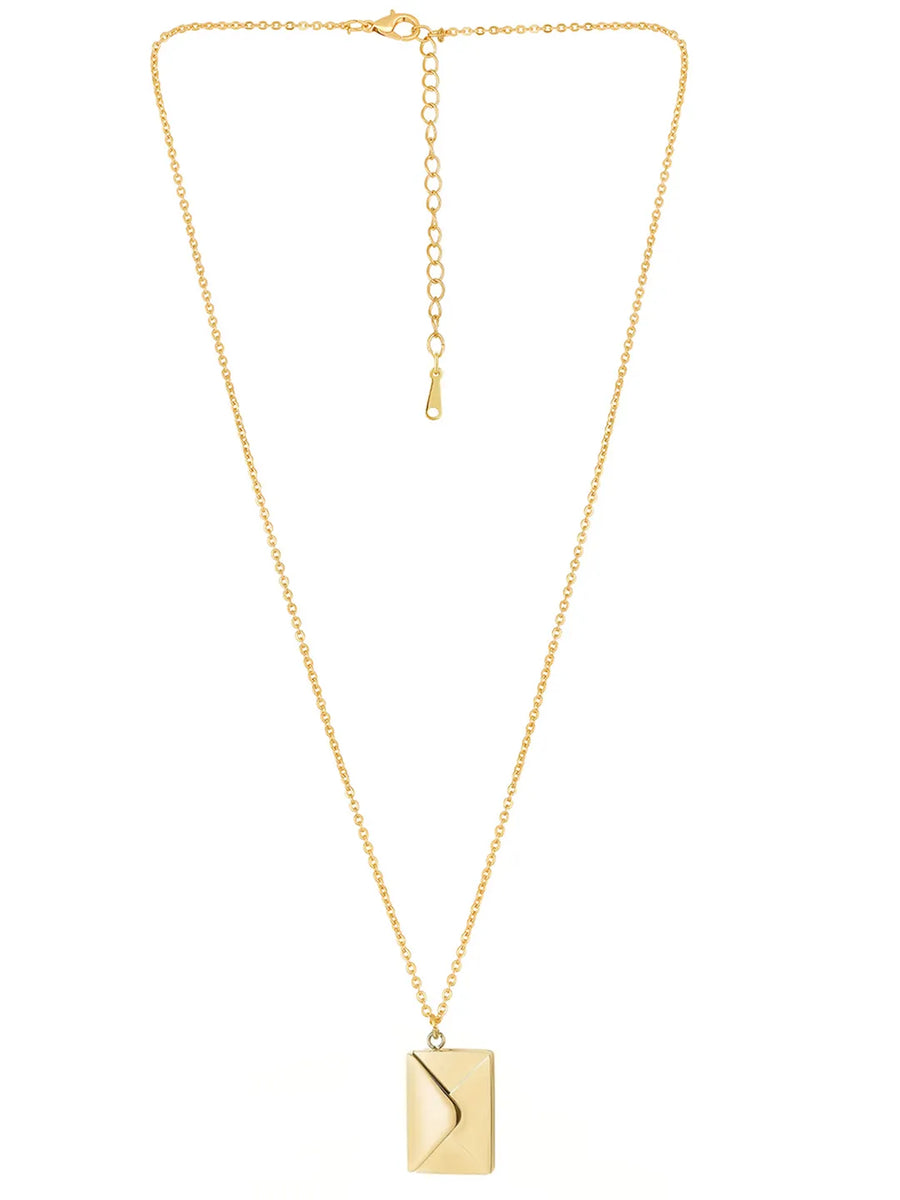 Chic Envelope Inspired Pendant Chain