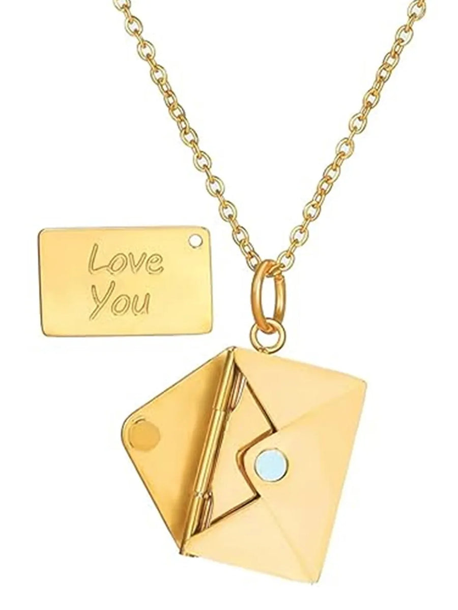 Chic Envelope Inspired Pendant Chain