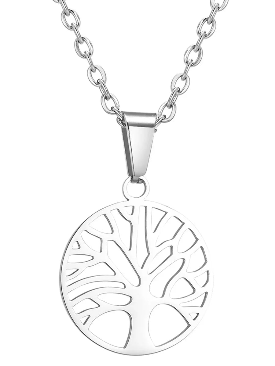 Tree Pendant Chain – Nature-Inspired Elegance | Peora