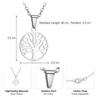 Tree Pendant Chain – Nature-Inspired Elegance | Peora