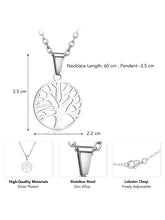 Tree Pendant Chain – Nature-Inspired Elegance | Peora