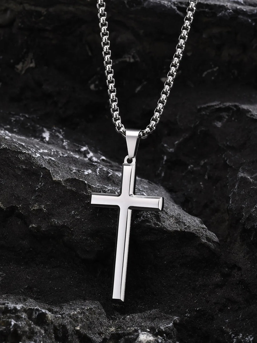 Men's Stainless Steel Pendant Chain – Durable & Stylish | Peora