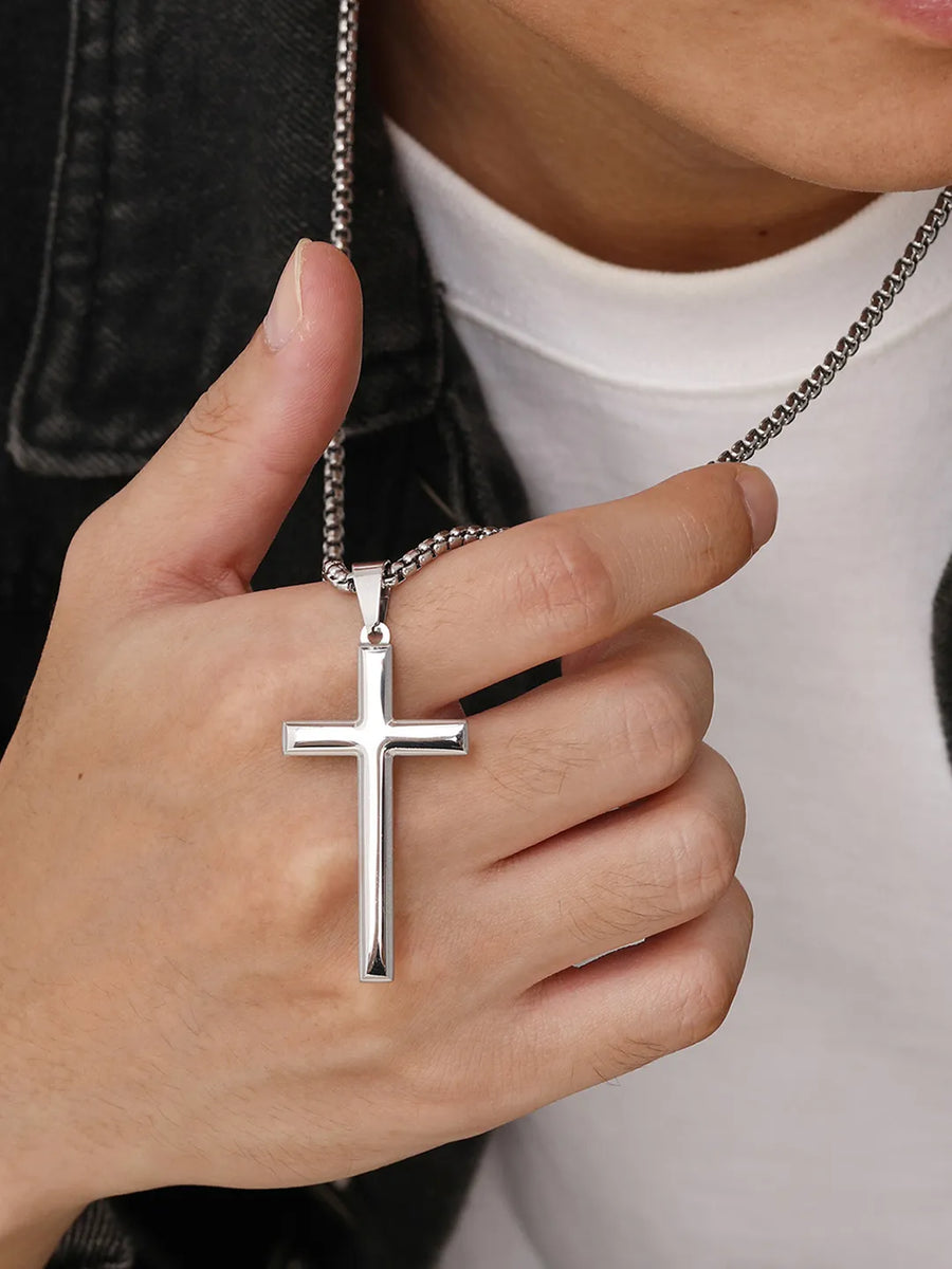 Men's Stainless Steel Pendant Chain – Durable & Stylish | Peora