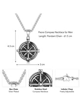 Compass Pendant Chain – Navigate in Style | Peora