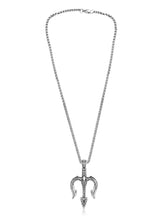 Trishul Symbol Pendant on Box Chain